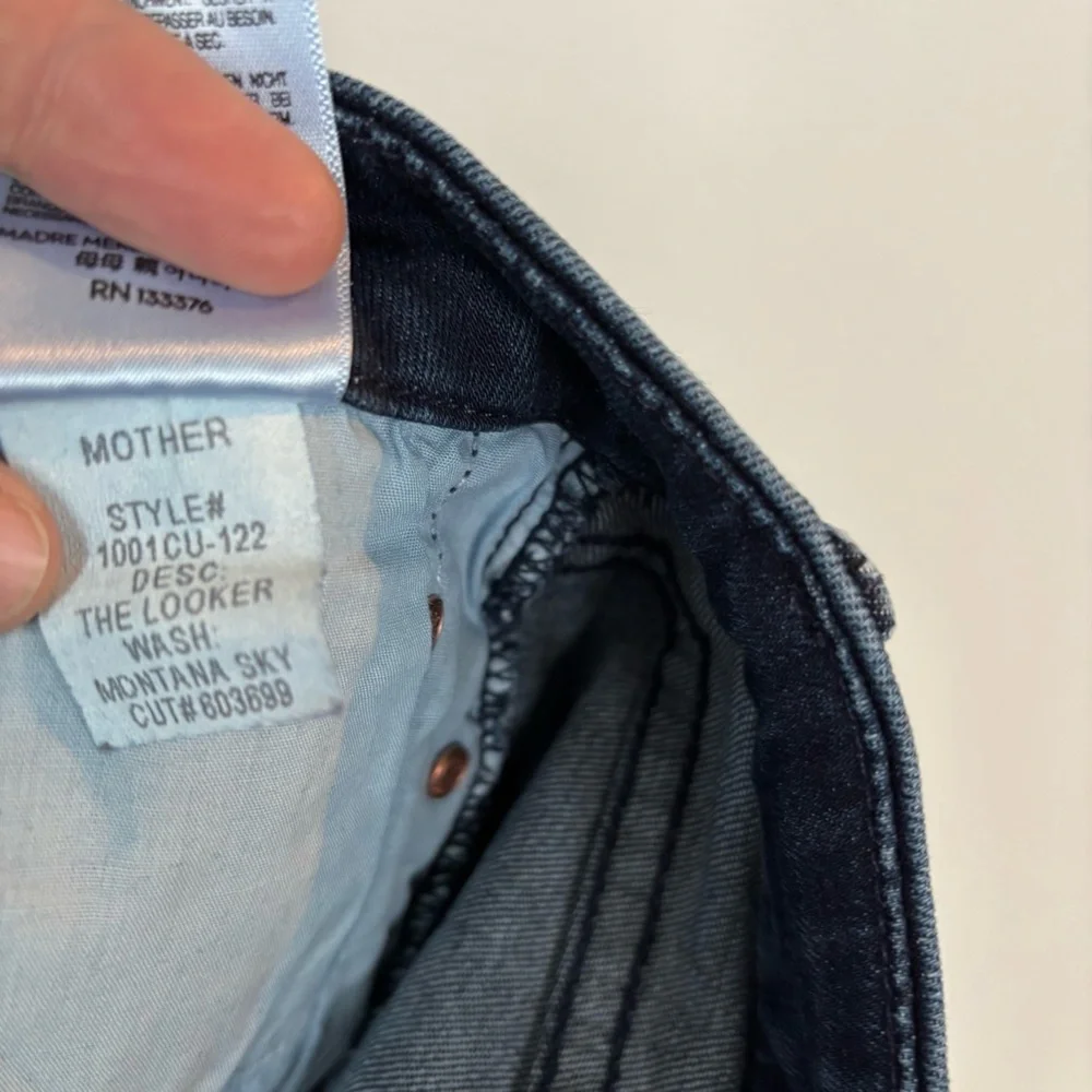 Mother The Looker Montana Sky Size 30 - Picture 7 of 10